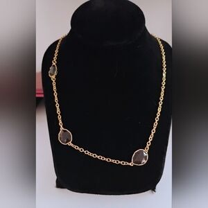 14th & Union Gold Cooled 18" Necklace with Dainty Circular Design